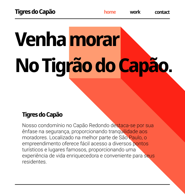 print do site tigão do capão